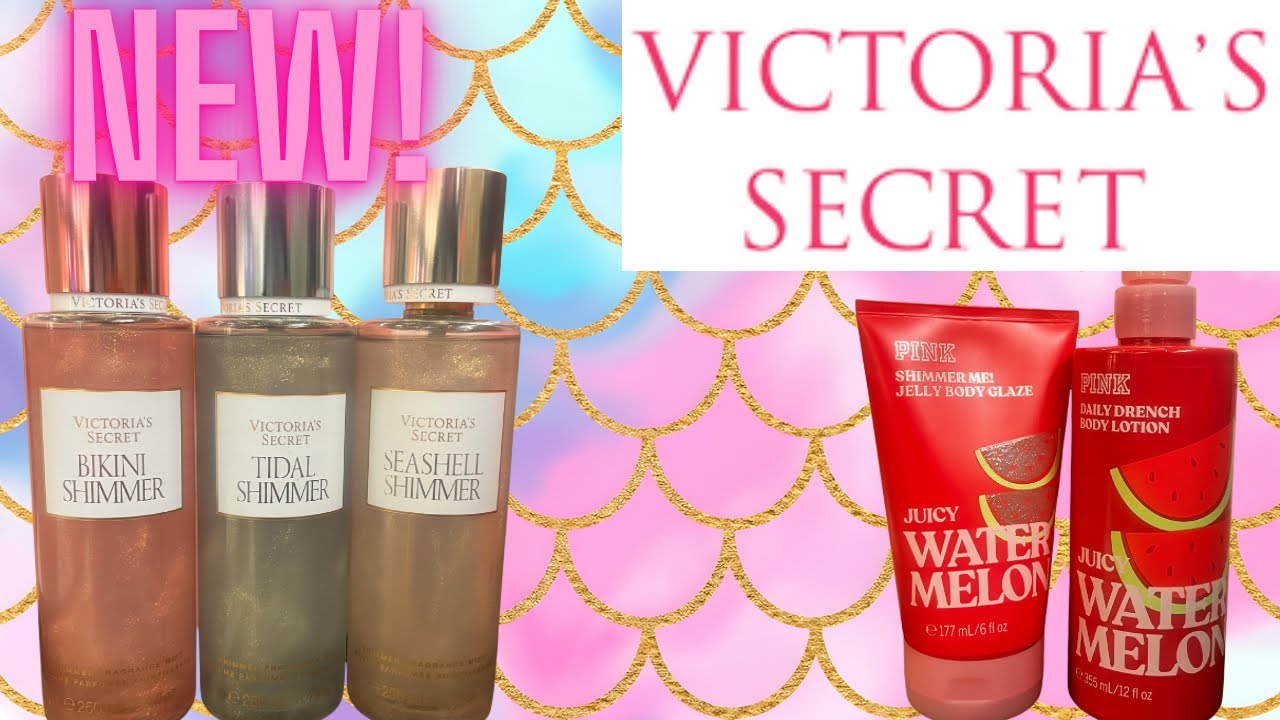 Обзор новой летней коллекции Victoria’s Secret «Сияющая русалка» и аромата «Сочный арбуз» от Pink 🍉