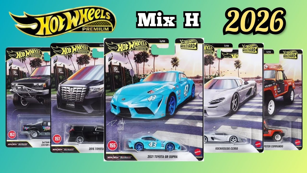 Hot Wheels 2026 Boulevard Mix H