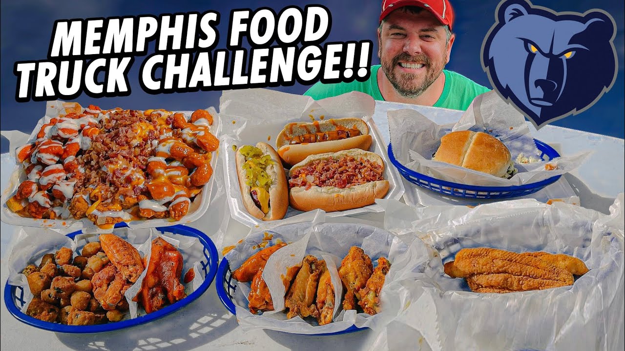 Memphis Grizzly Food Challenge w/ Chicken Wings, Hot Dogs, Bologna, and Loaded Fries!!