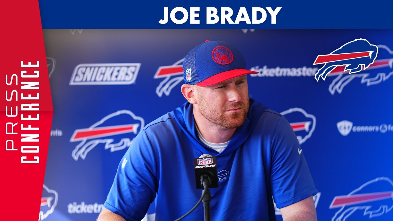 Joe Brady Talks Coaching Process, Importance Of His WRs, & Expectations For O-Line | Buffalo Bills