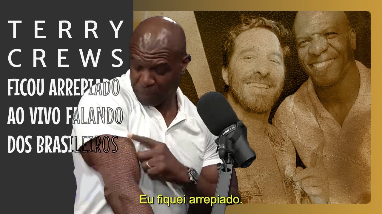 TERRY CREWS FALA SOBRE O BRASIL (em português) - VEJA! #cortespodcast