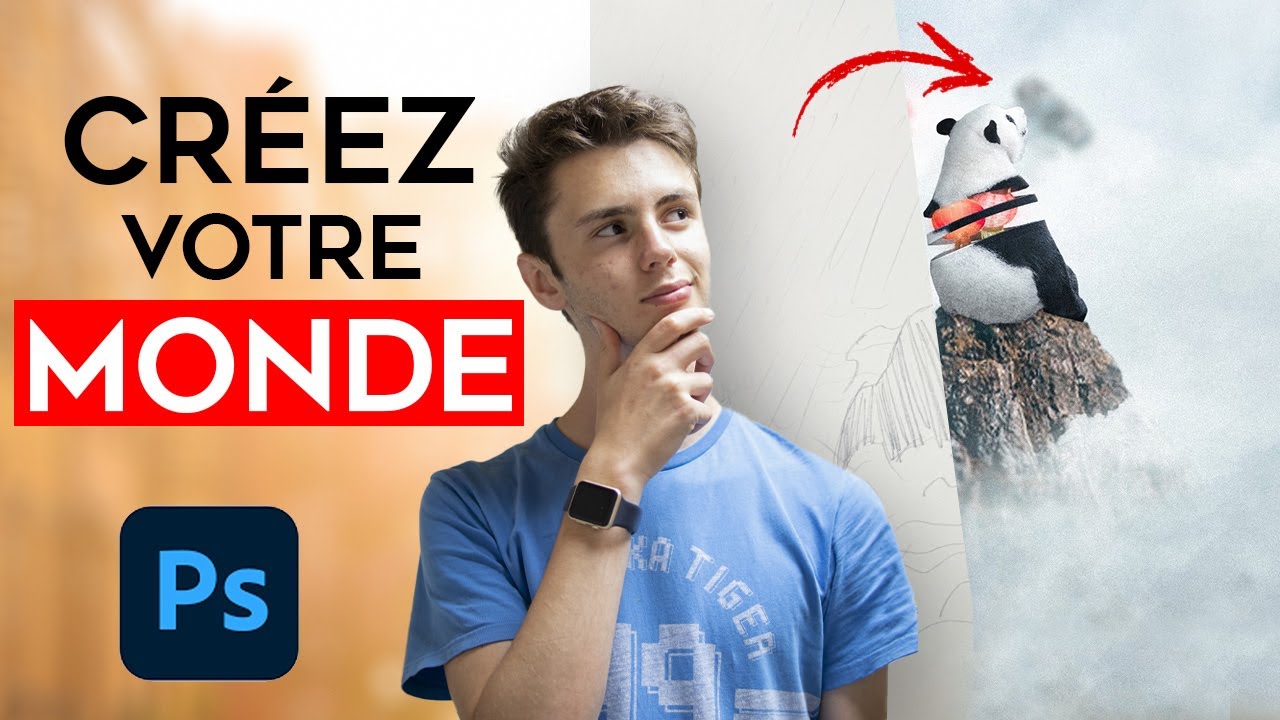 Créez VOTRE MONDE avec PHOTOSHOP ! - (Photobashing tutorial)