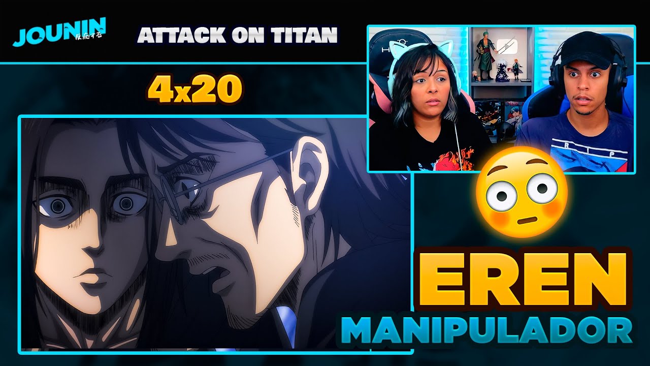 (O PARADOXO 🤯) ATTACK ON TITAN 4x20 (EP 79) 🇧🇷 | [React em Casal] 🔥