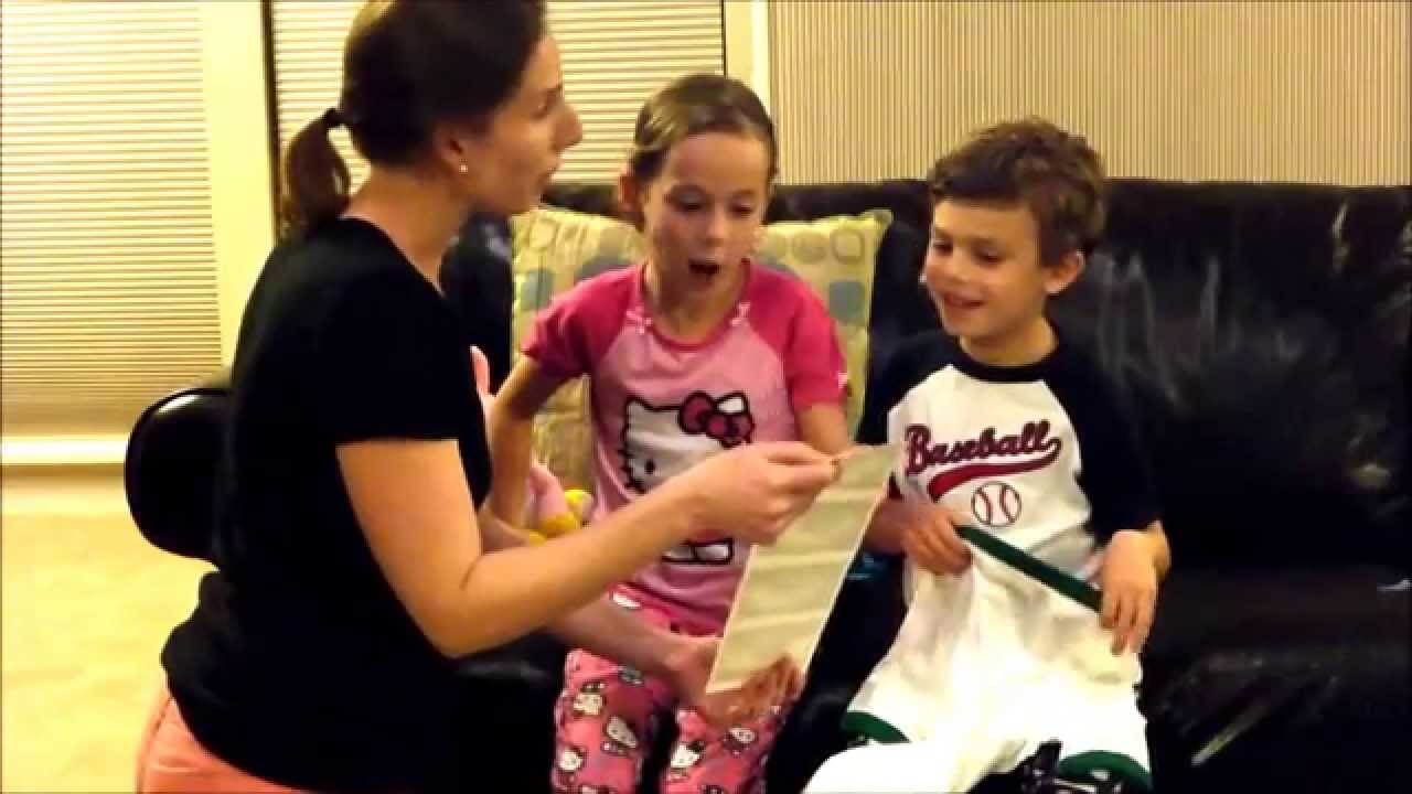 Funny Kids Reaction to Baby Announcement!!