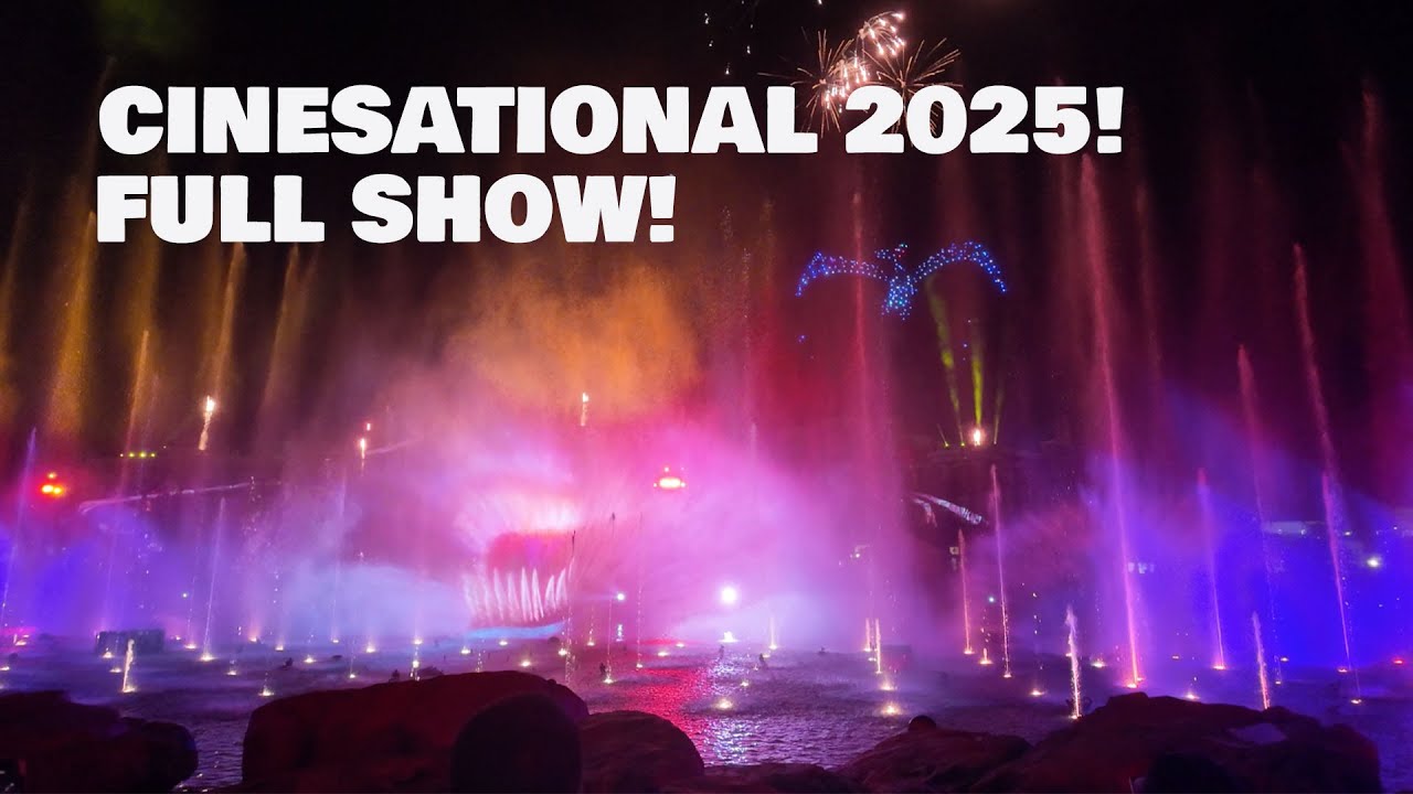 Universal CineSational 2025 | Full Nighttime Show at Universal Studios Florida