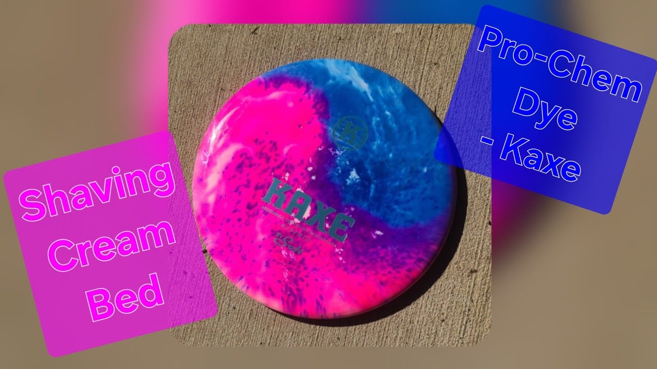 Disc Dyeing - Shaving Cream Bed - Kaxe