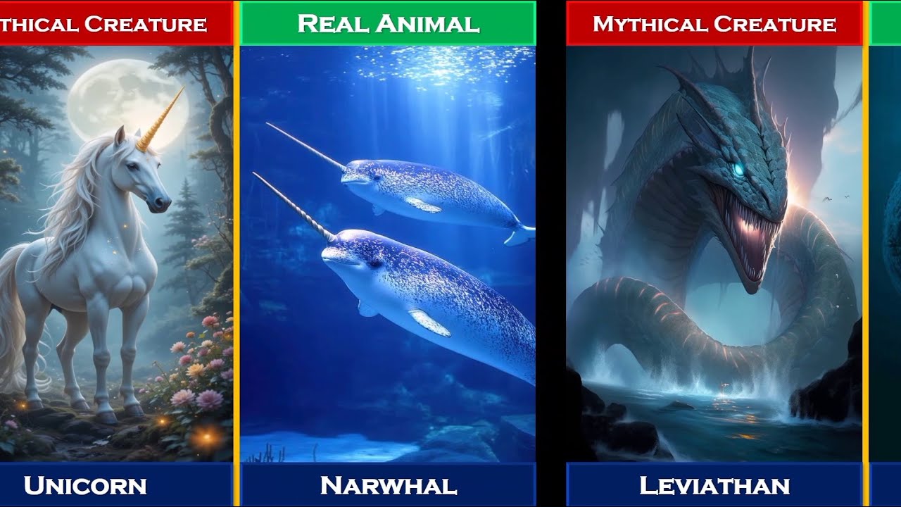 Mythical Creature vs Real Animal Matchups Comparison (Myth vs Reality)