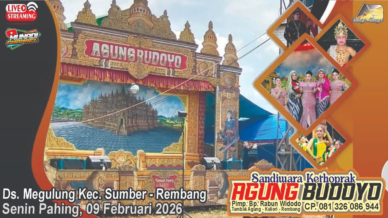 ✅ LIVE KETOPRAK AGUNG BUDOYO DS MEGULUNG SUMBER REMBANG CERITA : KUMBINO KUMBINI