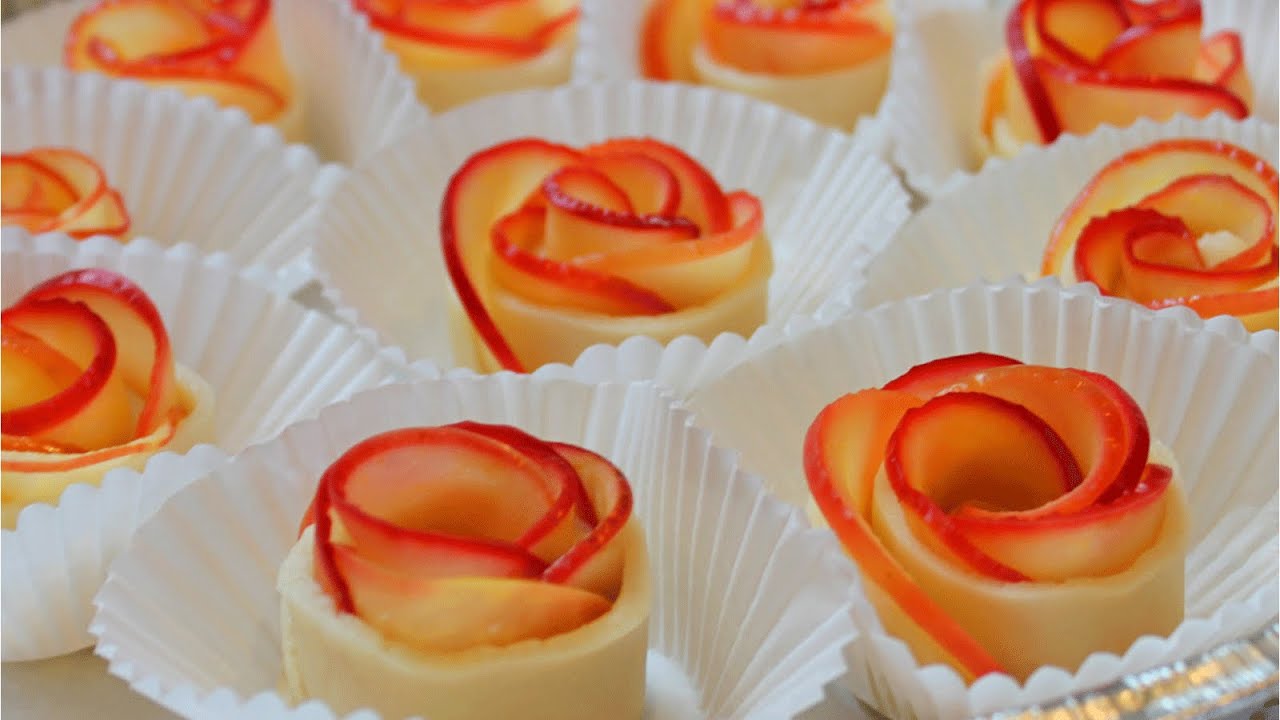 How to Make Apple Rose Tart / Valentine's rose
