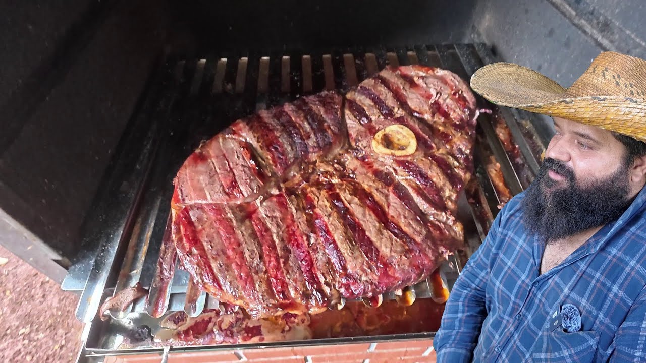 um churrasco de domingo com a família
