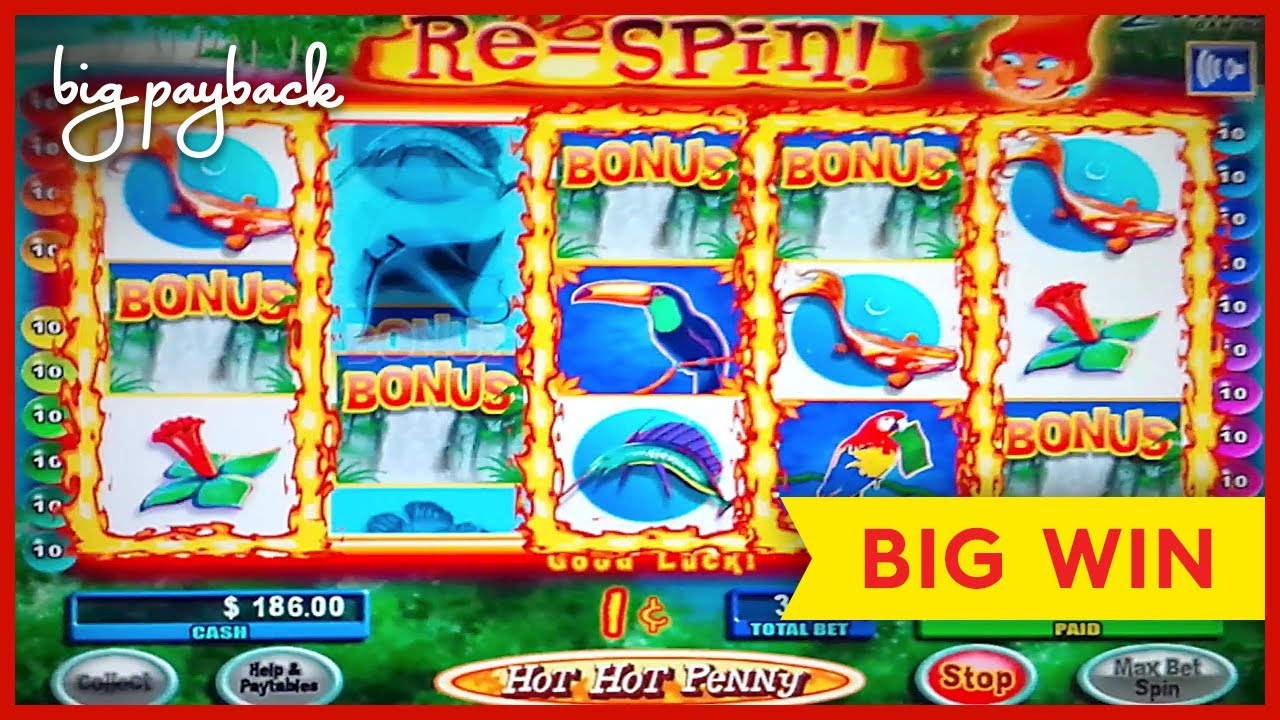 TOP AWARD SCORED! Hot Hot Penny Blue Lagoon Slot - BIG WIN BONUS!