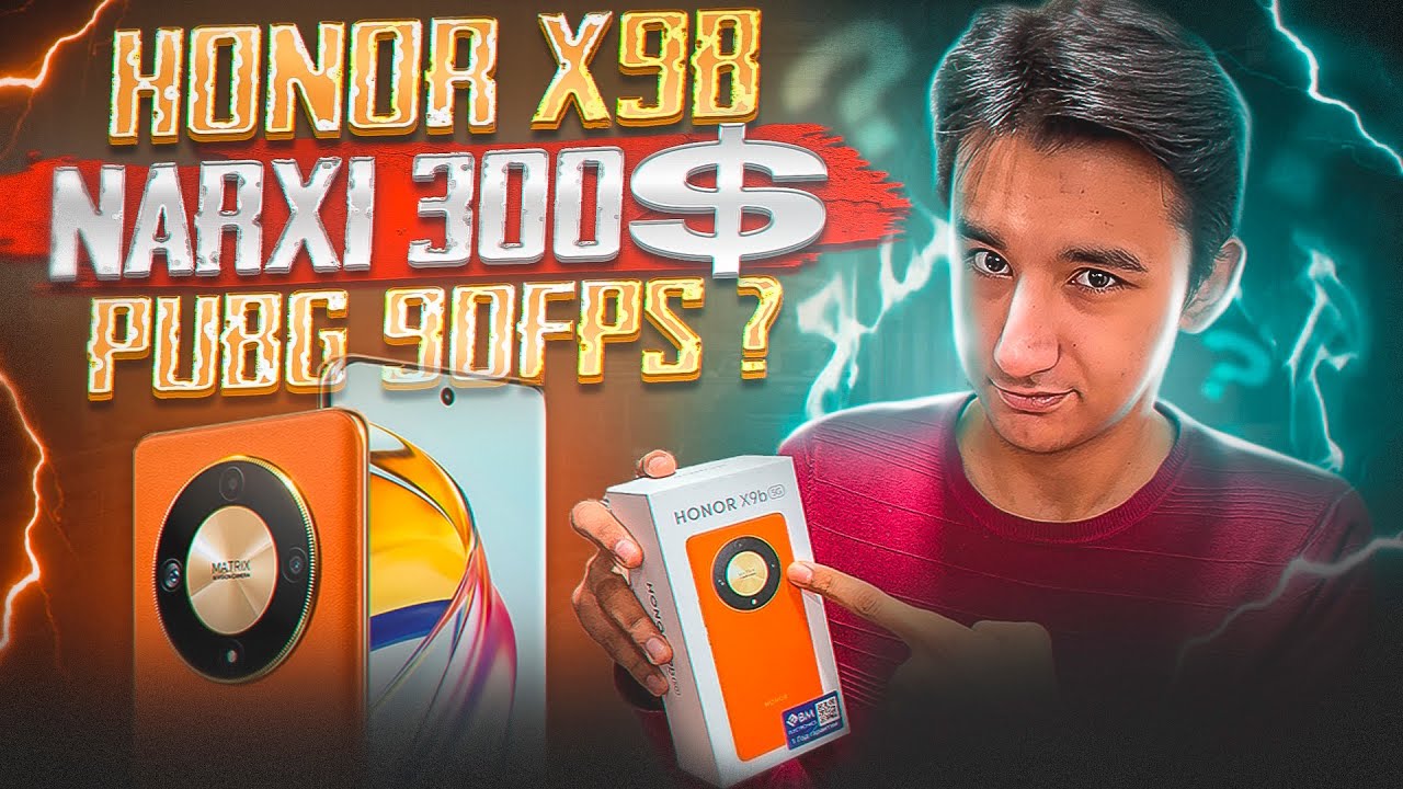 PUBG MOBILE UCHUN HONOR X9b OLSA ARZIDIMI? HONOR X9b 90fps?🤔