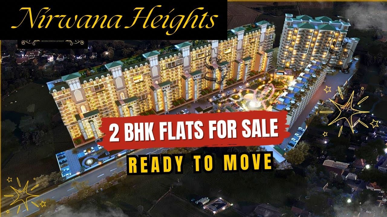 2BHK Flat for sale in Mohali | 4 Balconies | Nirwana Heights | Chandigarh Kurali Highway