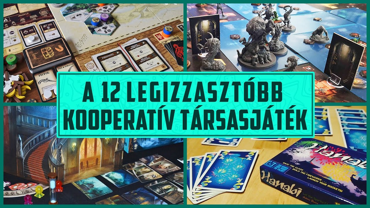 Társasjáték podcast #29. | A 12 legizzasztóbb kooperatív társasjáték