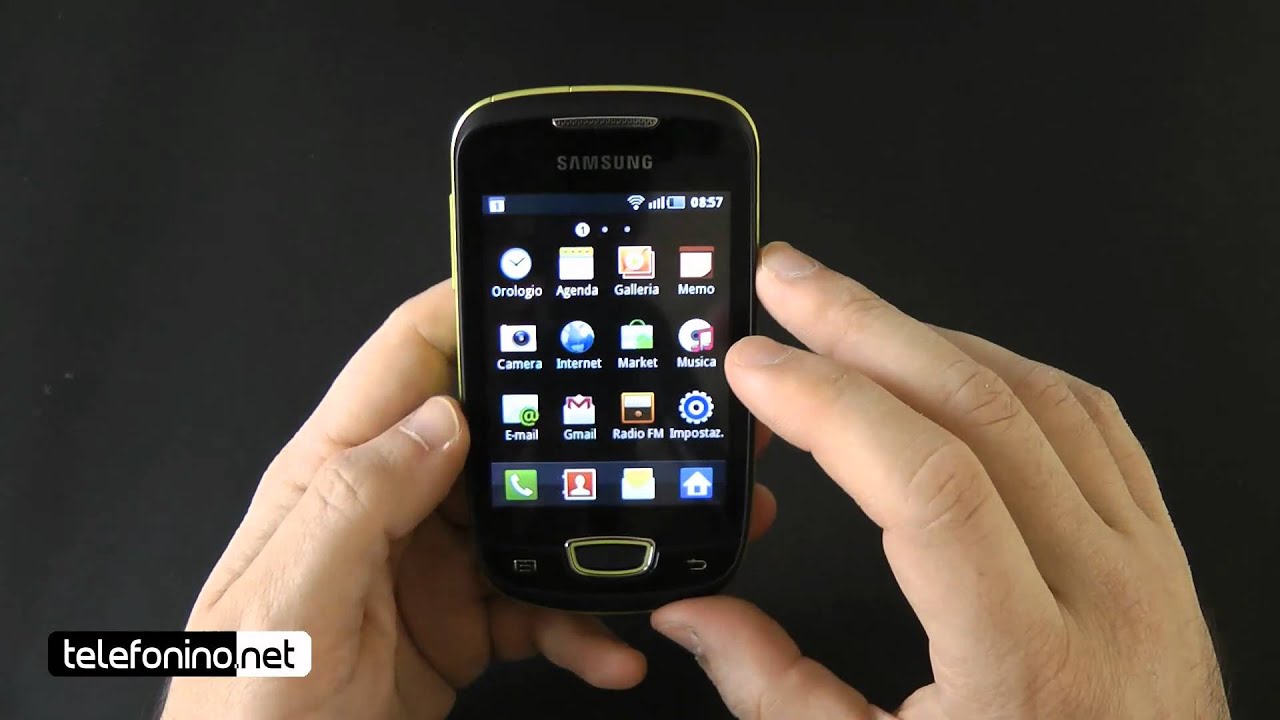 Samsung Galaxy Next S5570 videoreview da Telefonino.net