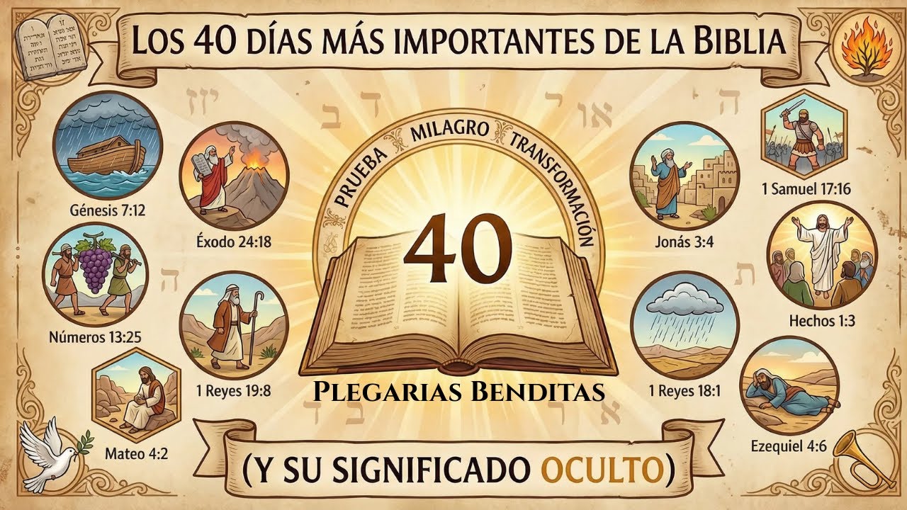 Los Cuarenta Días Más Importantes de la Biblia EXPLICADOS