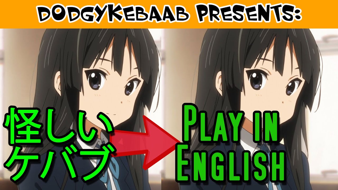 How to change Japanese Games into English