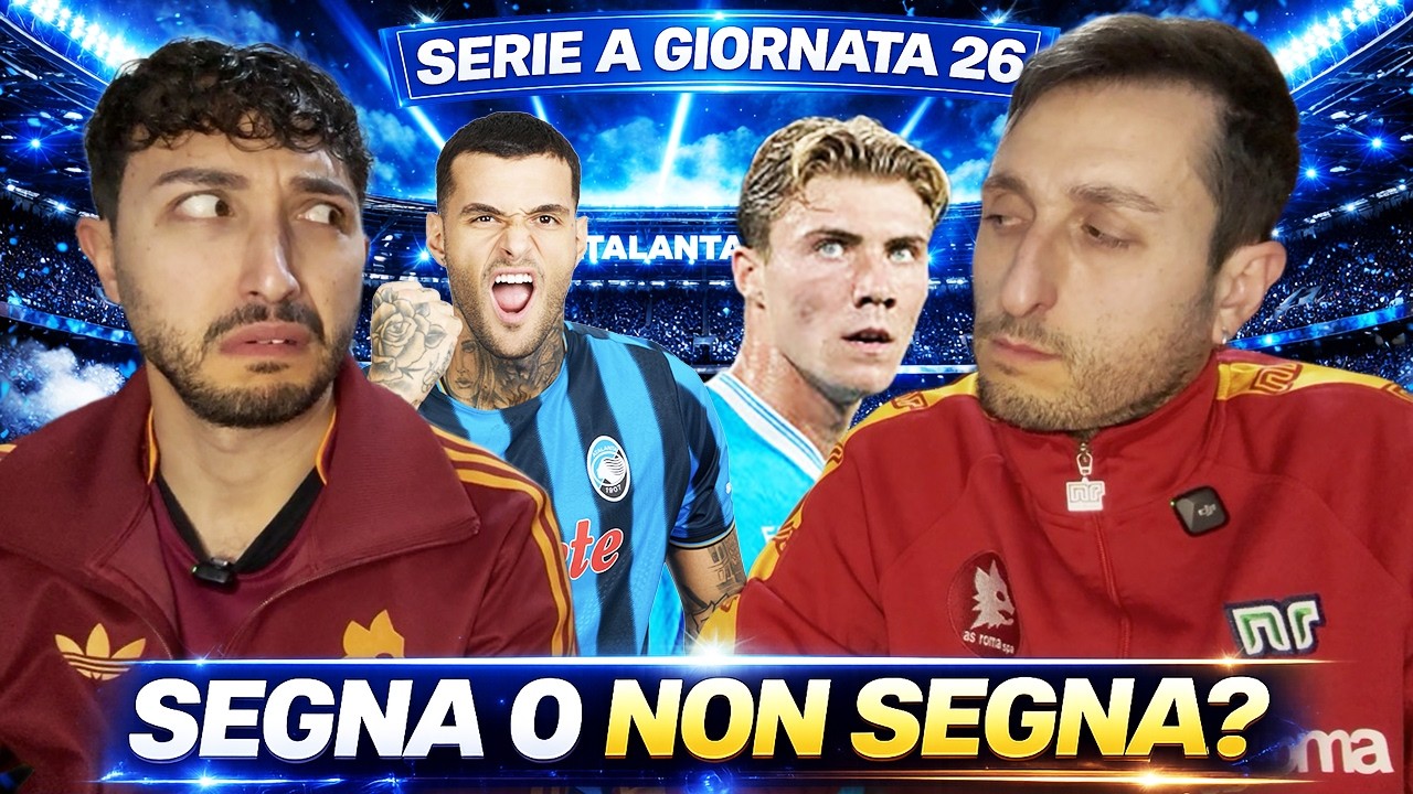 🤯 Scamacca VS Hojlund‼️ Atalanta-Napoli e Juve-Como: Segna o non Segna?🤔 Serie A #26