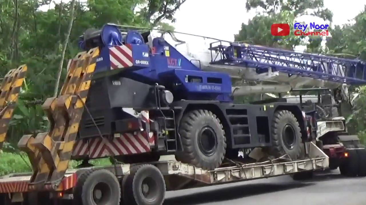 TRUCK VOLVO MUATAN CRANE TRUK TRAILER ISUZU GIGA 240PS HINO 500 MUATAN BERAT DI TIKUNGAN TIMEZ FN14
