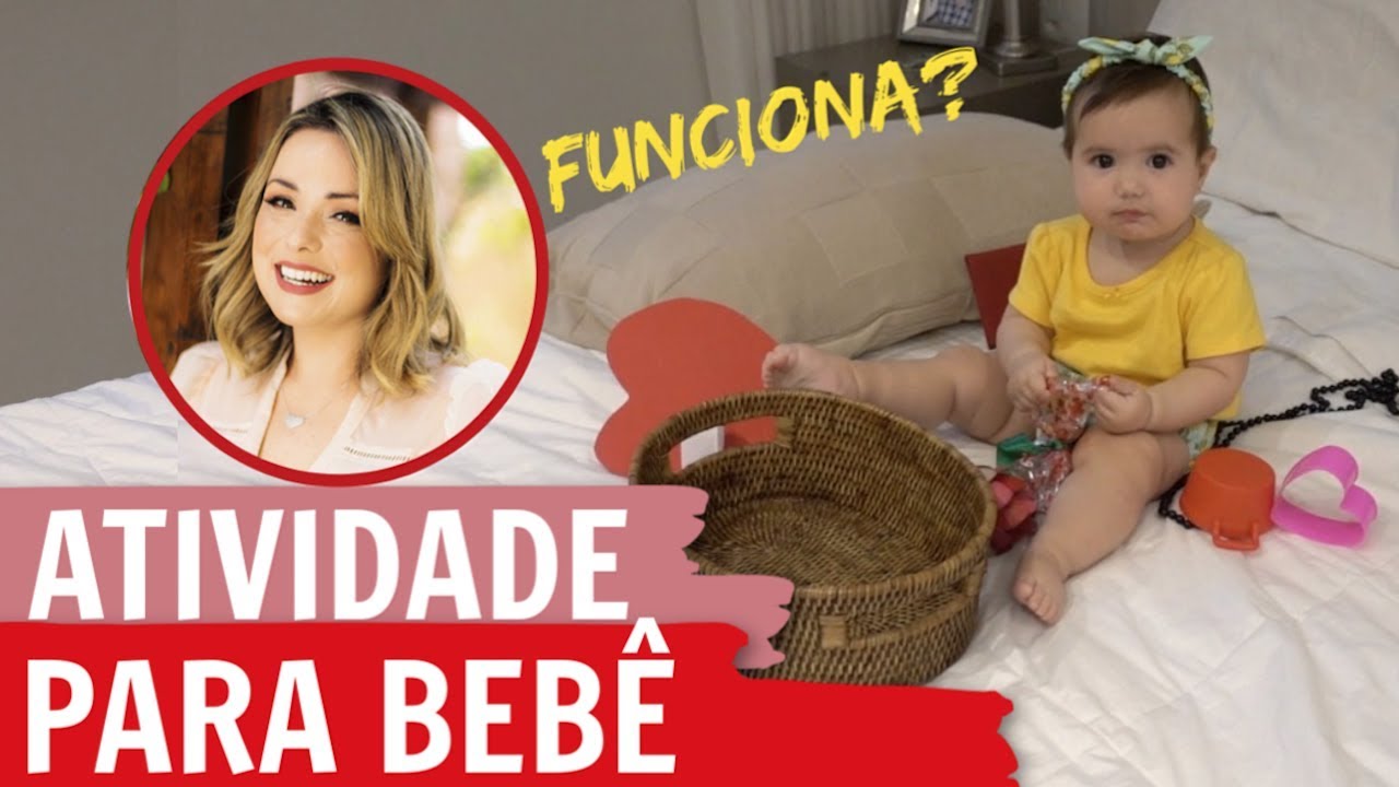 TESTEI atividade da FLAVIA CALINA com a minha BEBÊ | Será que funciona?