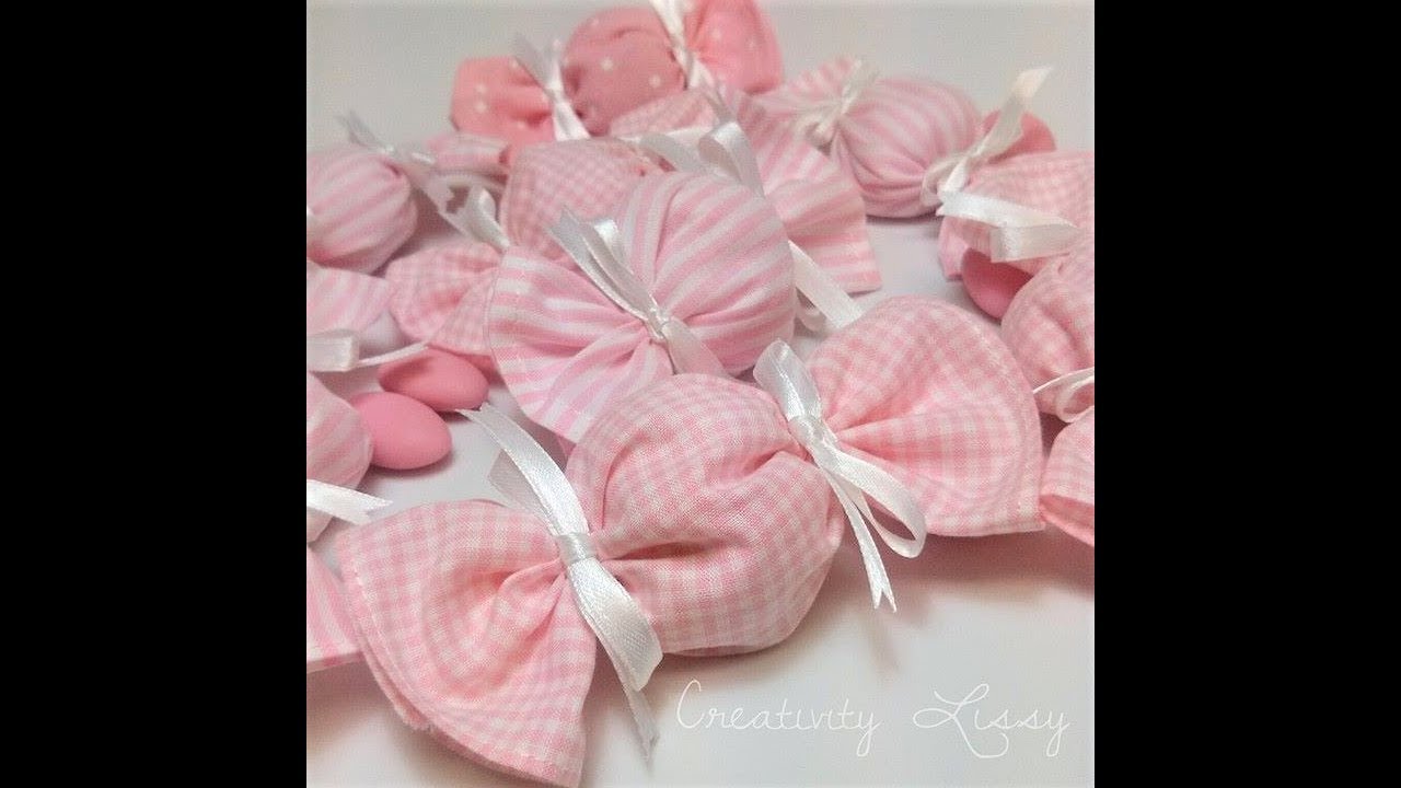 Tutorial: caramelle in stoffa portaconfetti -