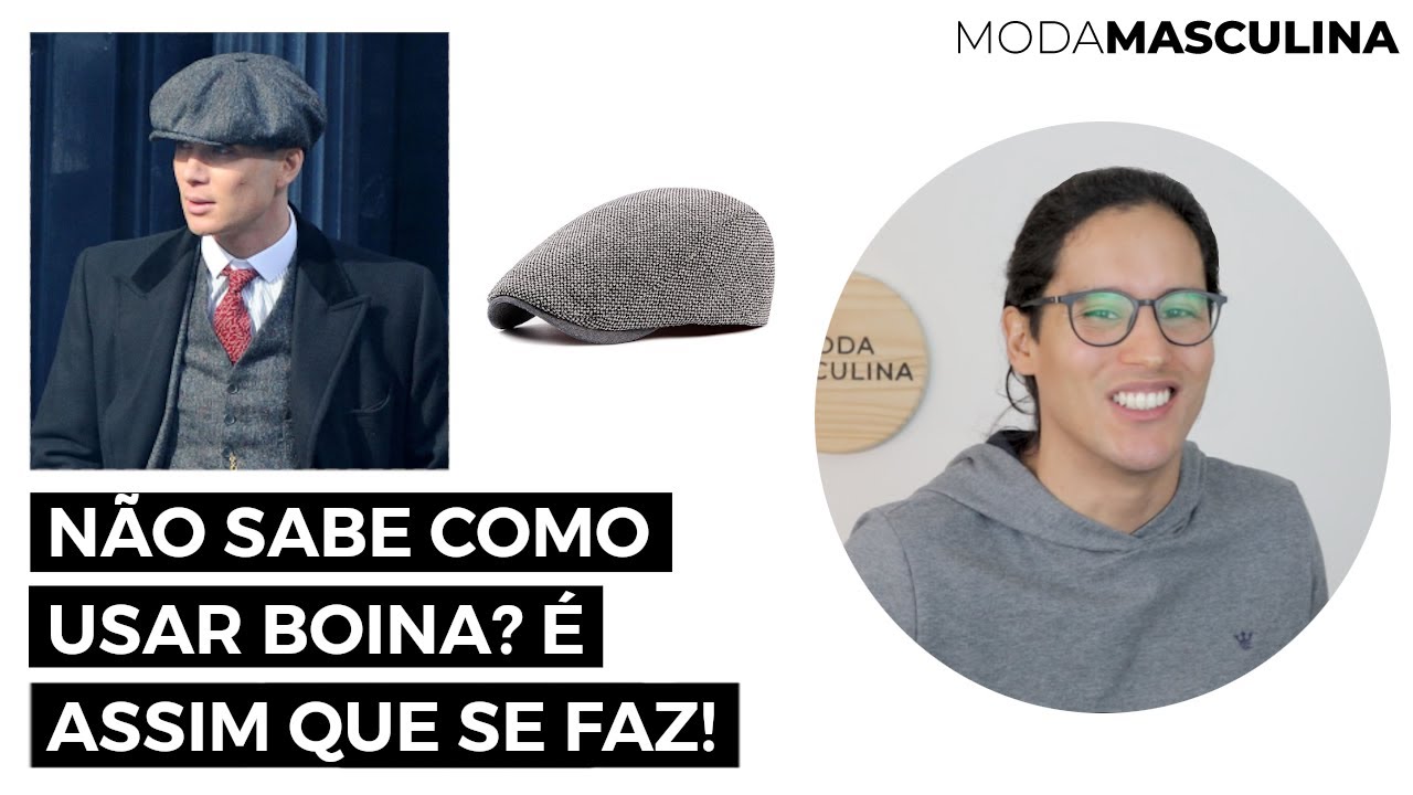 BOINA MASCULINA: use se você tiver muita personalidade