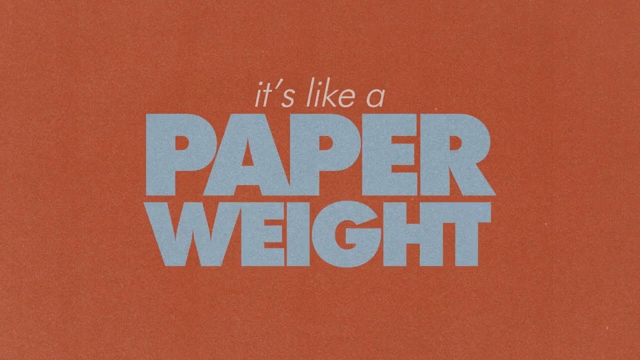 Smallpools - Paperweight (Lyric Video)