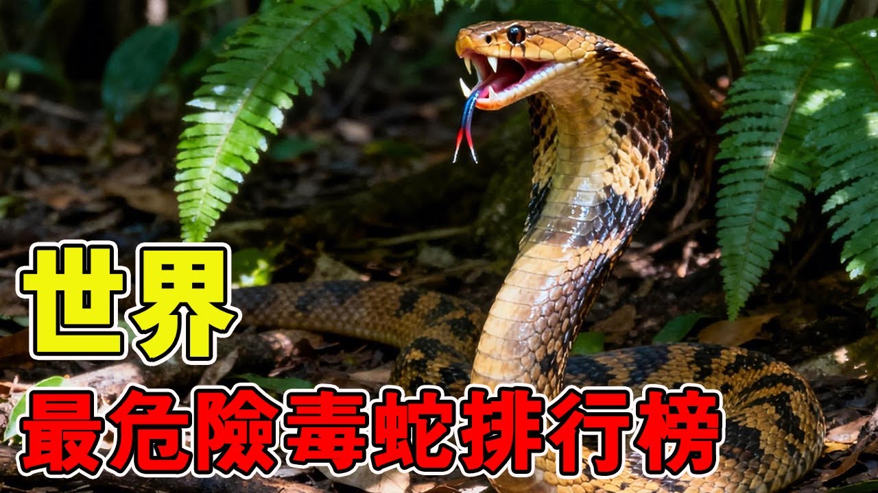 盤點我國最危險的毒蛇，排名第一的你絕對想不到，只要被咬一口痛快的死去都是一種奢望！ #世界之最 #科普 #動物世界