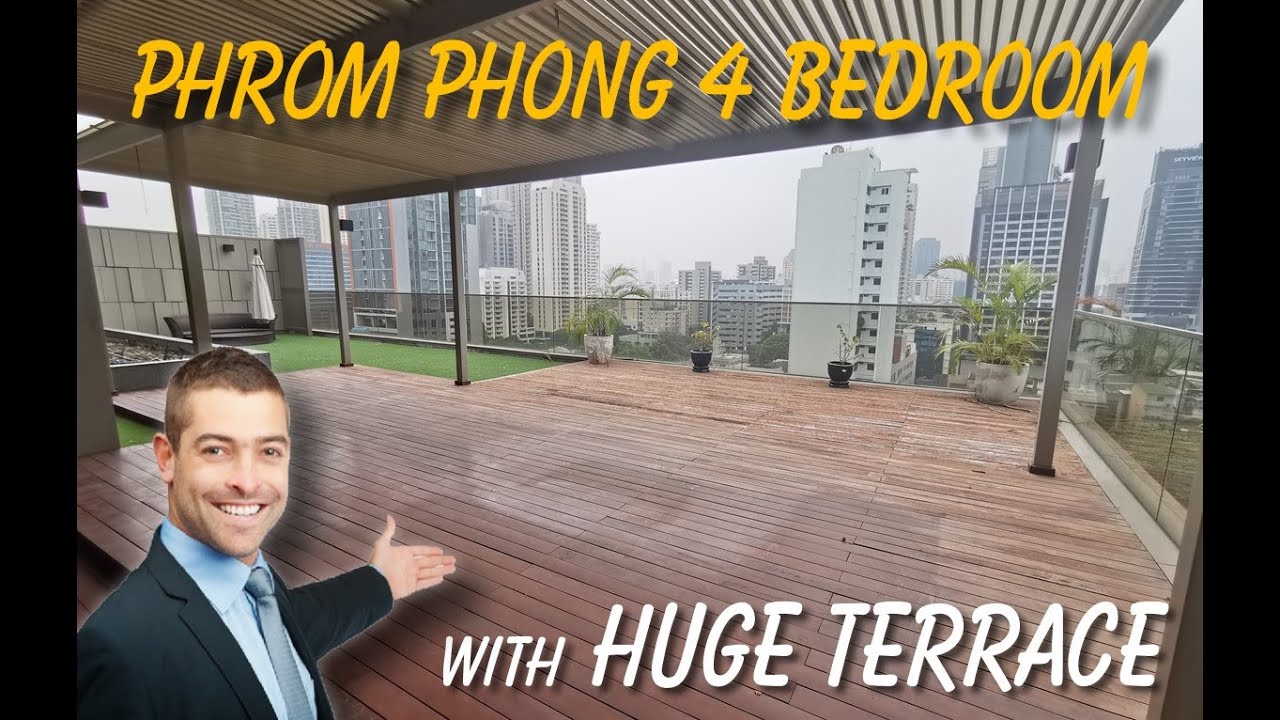 Piya Residence Bangkok 4 Bedroom apartment with HUGE Terrace- MUST SEE!❤💛💚