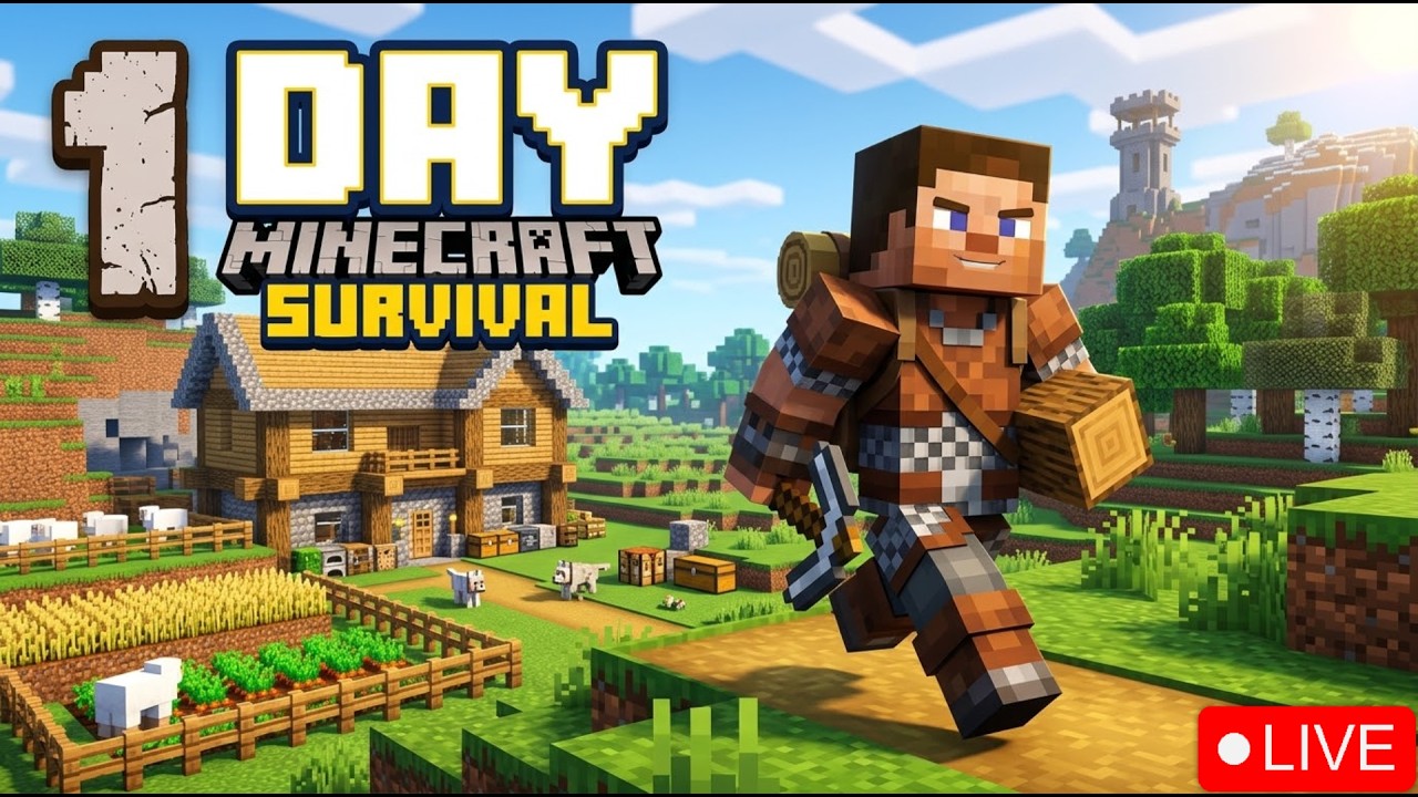 Minecraft Start of New Series⭐  #minecraft #livestream