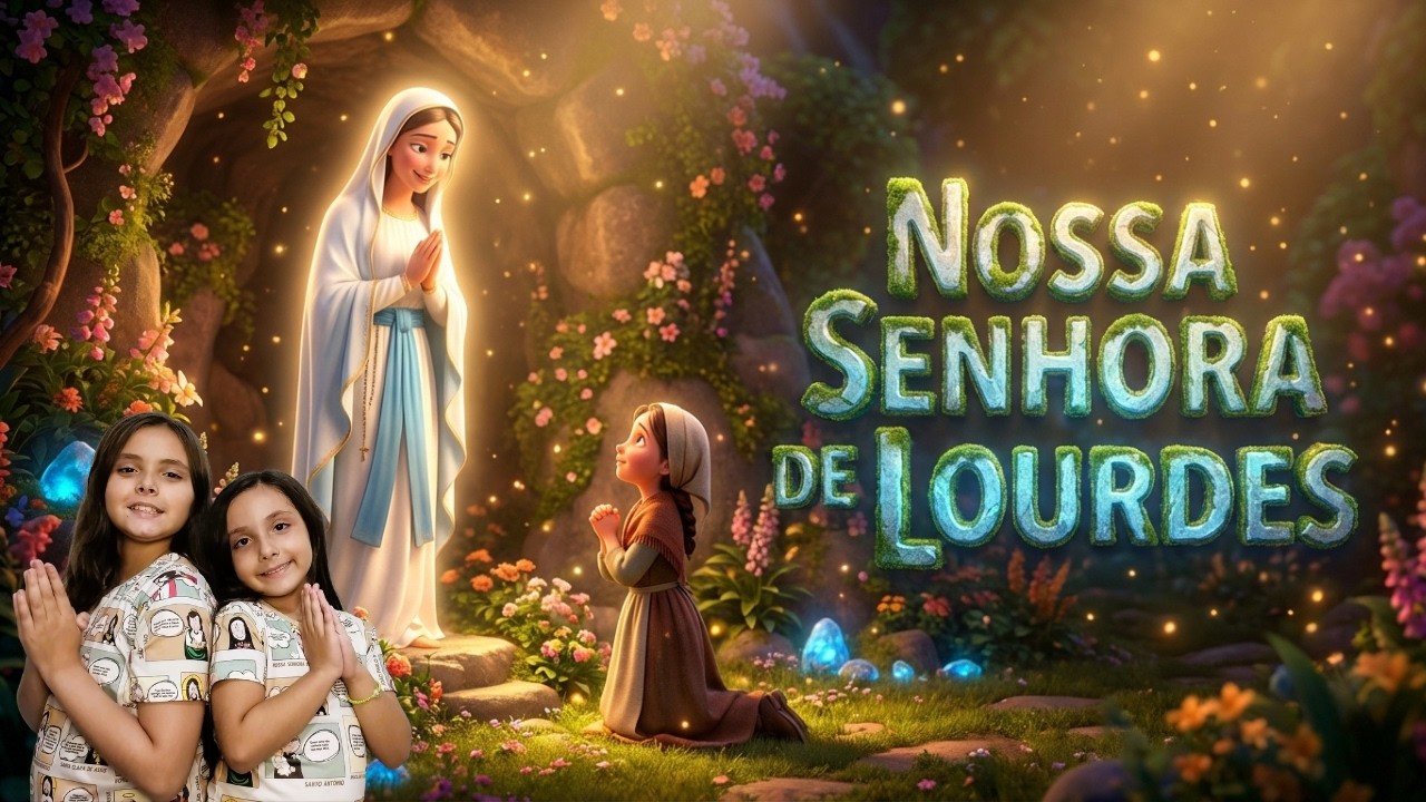 HISTÓRIA DE NOSSA SENHORA LOURDES - Animada para crianças - Catequese Infantil - Igreja Católica