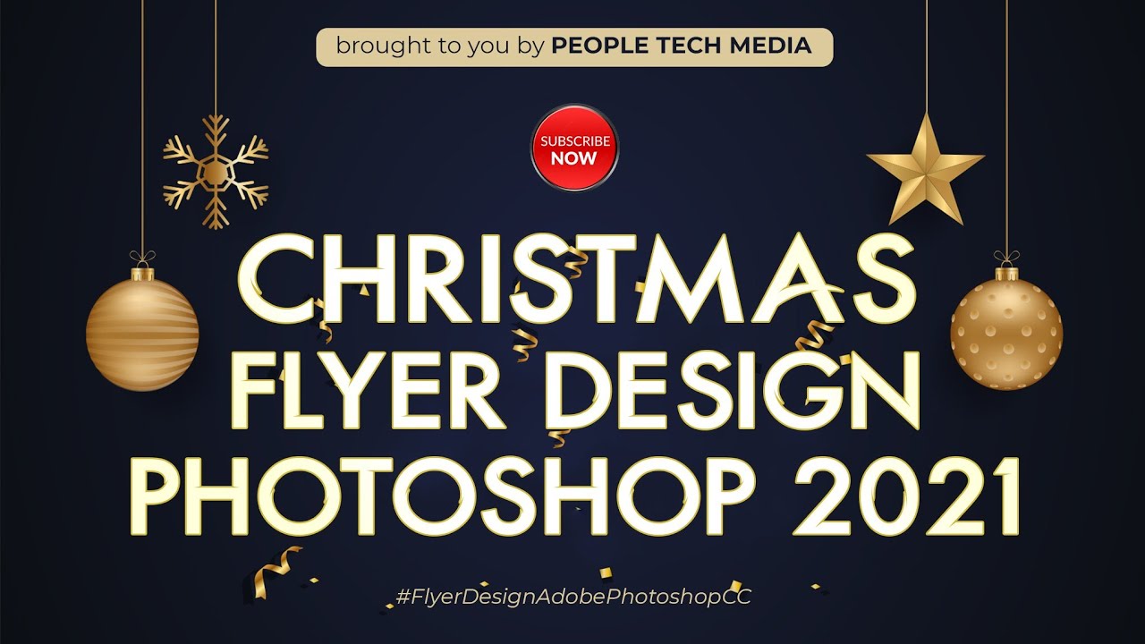 Christmas Flyer Design Photoshop 2021 | Flyer Design Photoshop CC