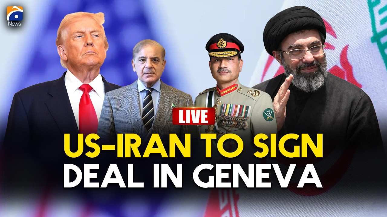 🔴 LIVE: US-Iran Peace Deal Confirmed | Historic Signing Ceremony in Geneva | Geo News English
