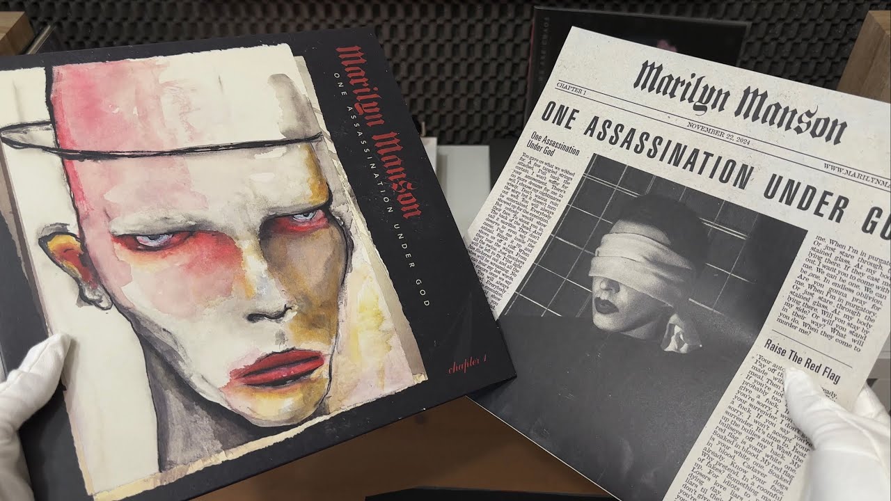 Marilyn Manson - One Assassination Under God Chapter 1 - Распаковка и обзор виниловой пластинки