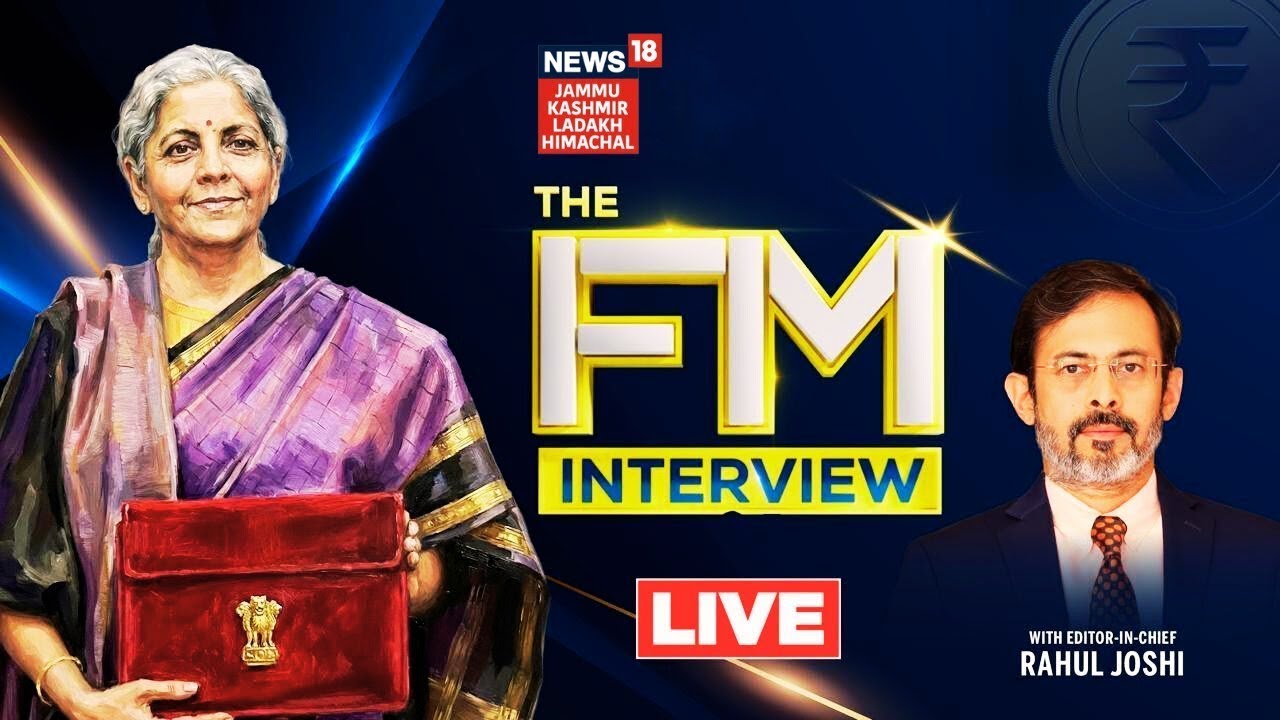 Nirmala Sitharaman Exclusive Interview Live | Rahul Joshi | Union Budget 2026 |PM Modi | News18 JKLH