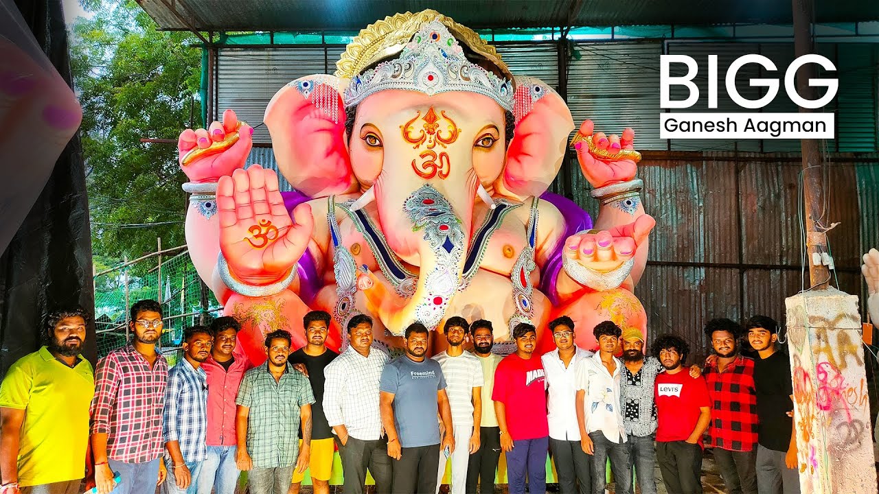 BIGG Ganesh Aagman 2023 | Ramadas Kala Arts Ganesh Idol #Aagman | ABM Creations