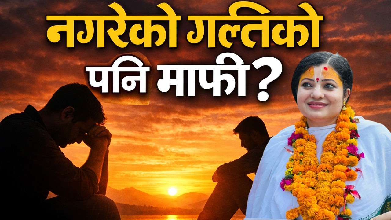 कहिले कहिँ नगरेको गल्तिको पनि माफी माग्नु पर्छ। Radhika Daasi Ji, #radhikadaasiji