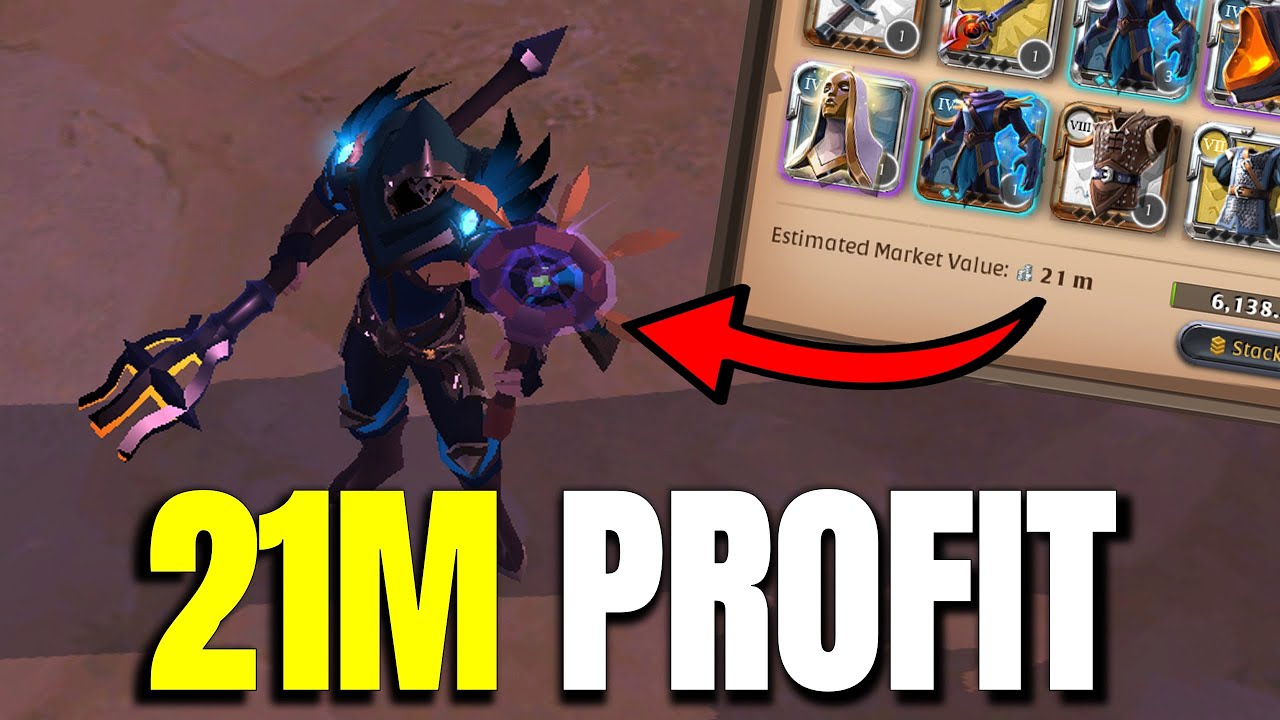 Fire Staff CD - 21M Silver Profit | Albion Online Solo PvP