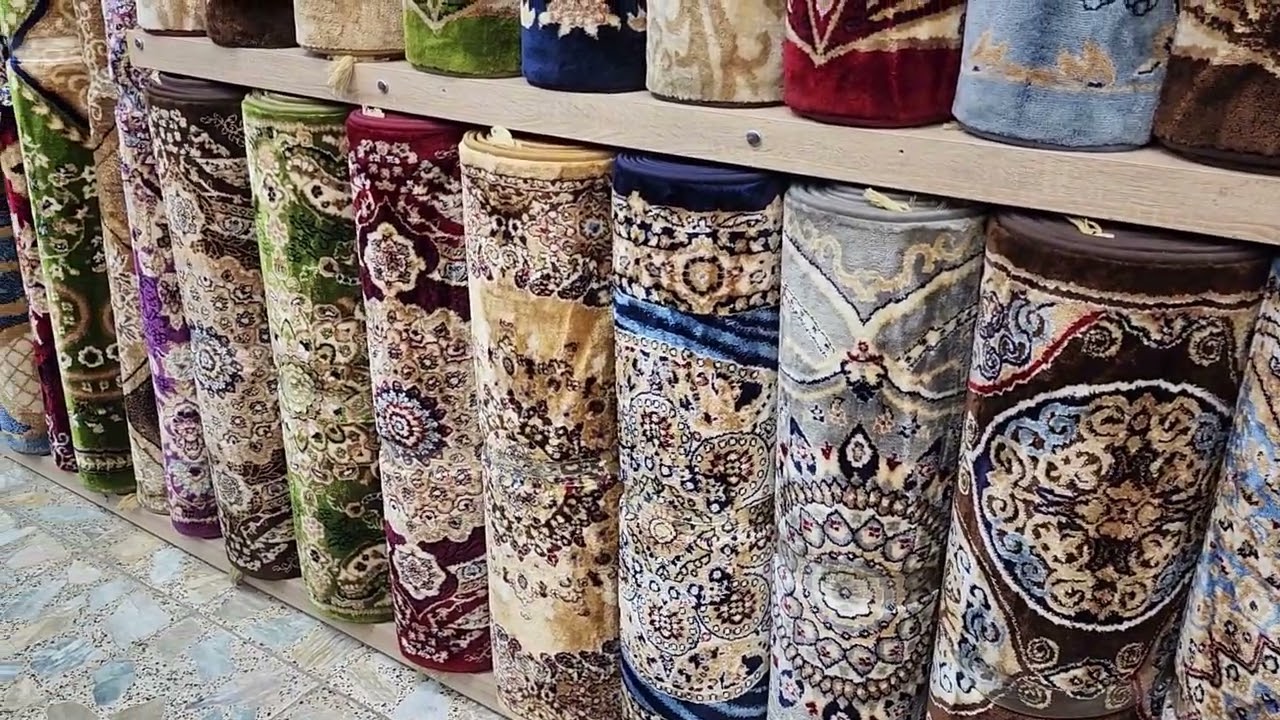 أنواع المفروشات و الزوالي والكاربد في سوق_مريدي