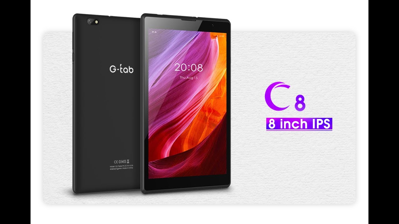 G-TAB C8 Tablet Unboxing