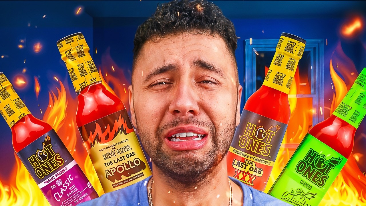 Trying Hot Ones Hottest Sauces Was a HORRIBLE Idea!