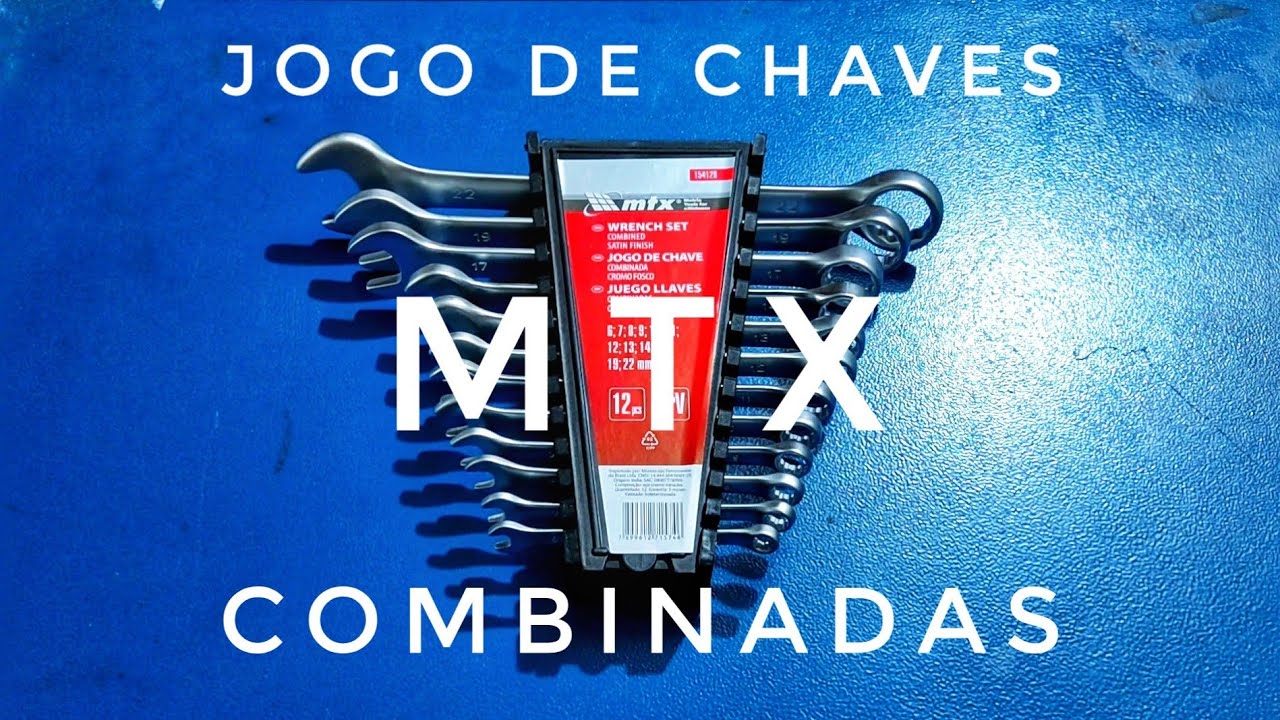 Jogo de chaves combinadas MTX com 12 peças - Vale a pena comprar?