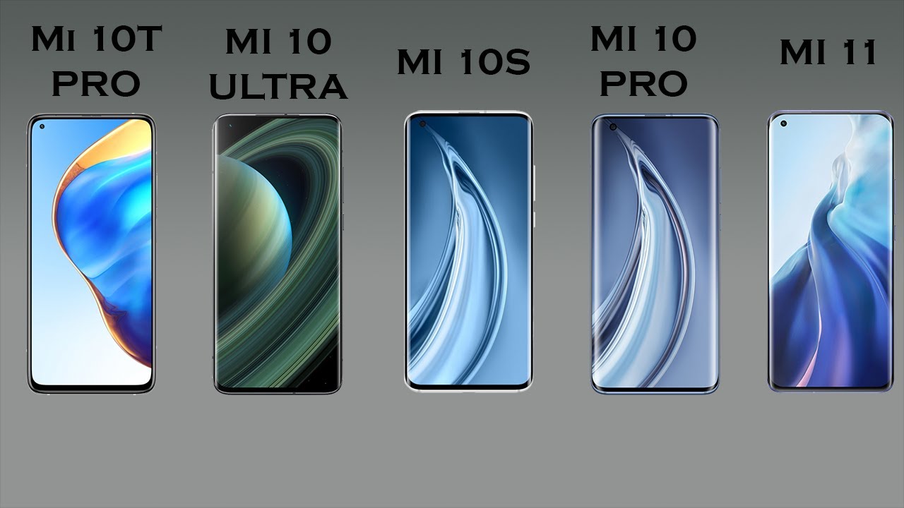 Xiaomi Mi 10 Series Vs Mi 11 Which is better ? (Comparison video of 5 phones)