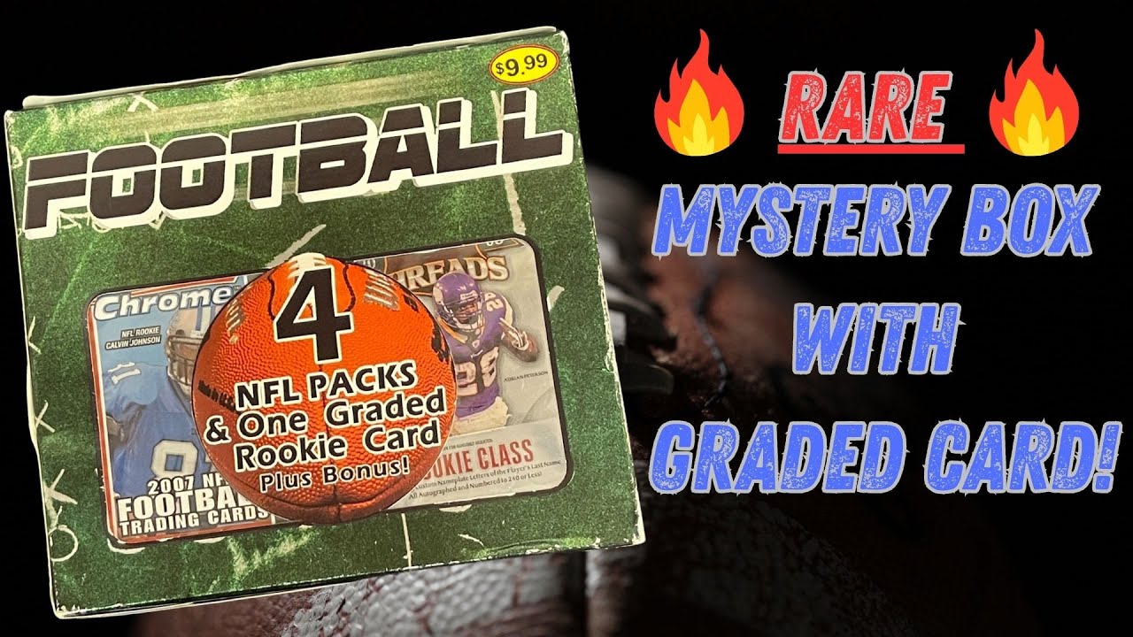 Opening OLD NFL Mystery Box With a Mystery Graded Pull!