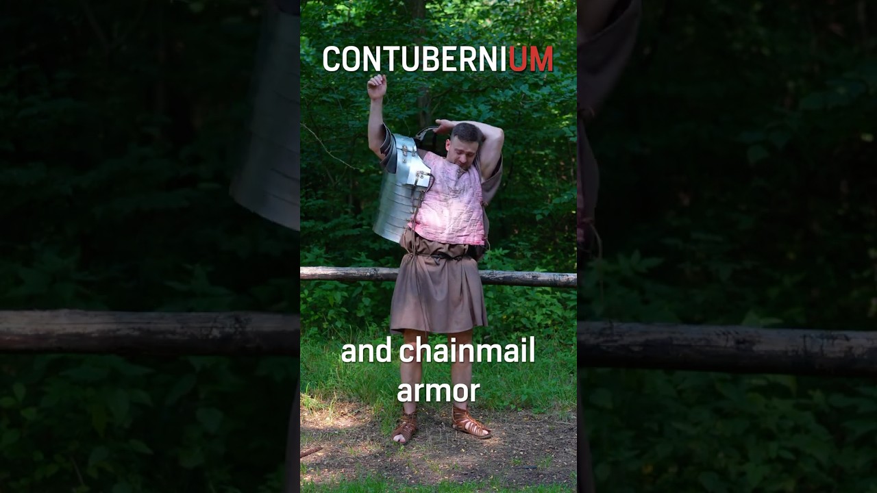 How to put on plate and chainmail legionary armor