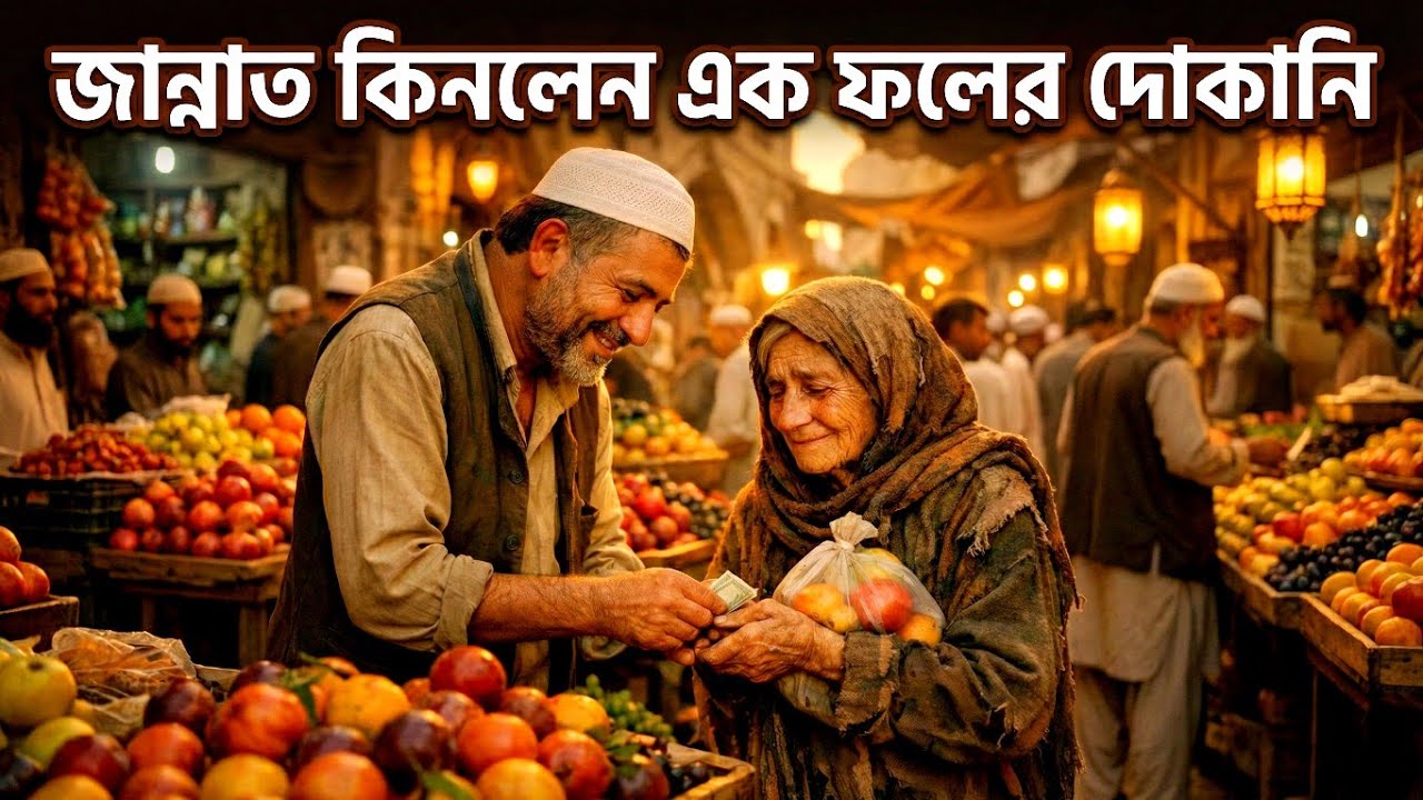 জান্নাত কিনলেন এক ফলের দোকানি | এক আবেগঘন বাস্তব কাহিনী | Islamic history #Deentube #islamicvideo 