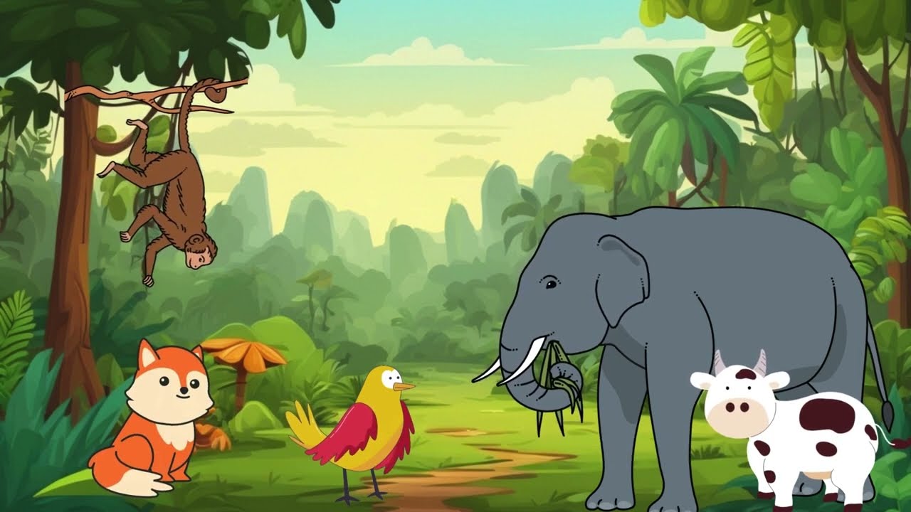Forest Friends: Percy's Playful Parade || cartoon videos for kids with Subtitle