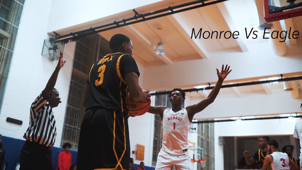 Bronx Rivals go at it again! James Monroe Vs Eagle Academy Bronx full game highlights