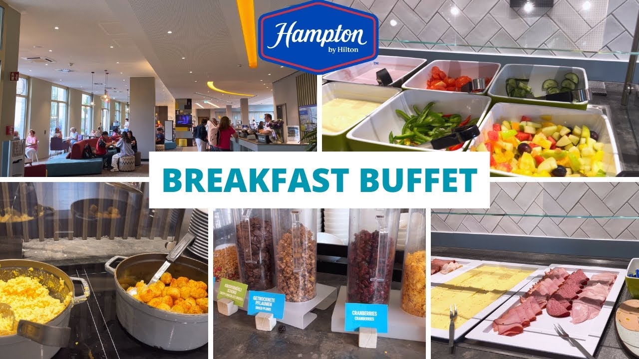 An Amazing Breakfast Buffet At Hampton By Hilton Hotel In Konstanz, Germany 🇩🇪