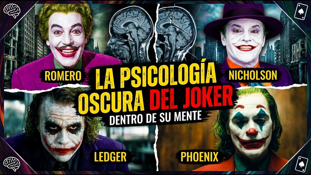 La Oscura PSICOLOGÍA del JOKER: Entrando en su Mente 🧠🃏